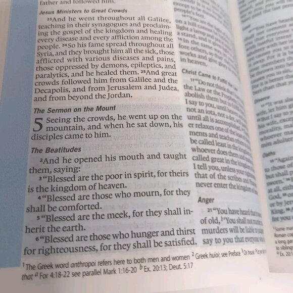 The Compact Holy Bible E100 Military Edition English Standard Verson ESV 2011 - Picture 11 of 13